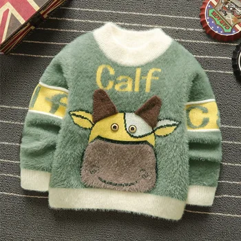 2019 Kids Sweater Autumn Spring Girls Boys Warm Sweaters Baby Girls Cute Cartoon Thick Pullover Tops For Children Sweater
2019 Kids Sweater Autumn Spring Girls Boys Warm Sweaters Baby Girls Cute Cartoon Thick Pullover Tops For Children Sweater