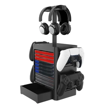Multifunctional Storage Rack Holder for PS5 /PS4 /Xbox One /Nintend Switch Game Disc Bracket Controller Headphone Holder Tower
Multifunctional Storage Rack Holder for PS5 /PS4 /Xbox One /Nintend Switch Game Disc Bracket Controller Headphone Holder Tower