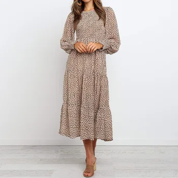 BacklakeGirls Summer Spring Plus Size Polka Dot Flower Printing Long Lantern Sleeve Split Joint Chiffon Dress Robe De Soiree
BacklakeGirls Summer Spring Plus Size Polka Dot Flower Printing Long Lantern Sleeve Split Joint Chiffon Dress Robe De Soiree