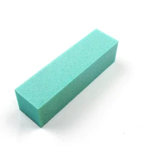 Lime A Ongle bloc tampon Archivadores eponge Vernis A Ongle Lime cuboïde Lixa De Unha Unghie pédicure Vijlen Art papier De verre(China)