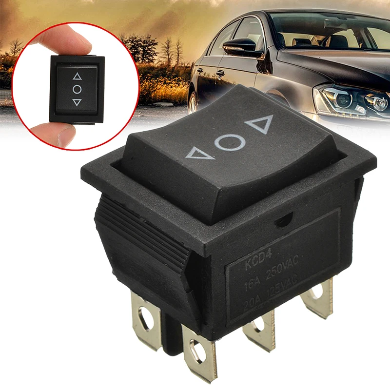 Universal 1pc Automatic Rebound Ship-shape 6-pin 3 File Power Switch For Car Motorcycle Boat AC 250V/16A AC 125V/20A
Universal 1pc Automatic Rebound Ship-shape 6-pin 3 File Power Switch For Car Motorcycle Boat AC 250V/16A AC 125V/20A