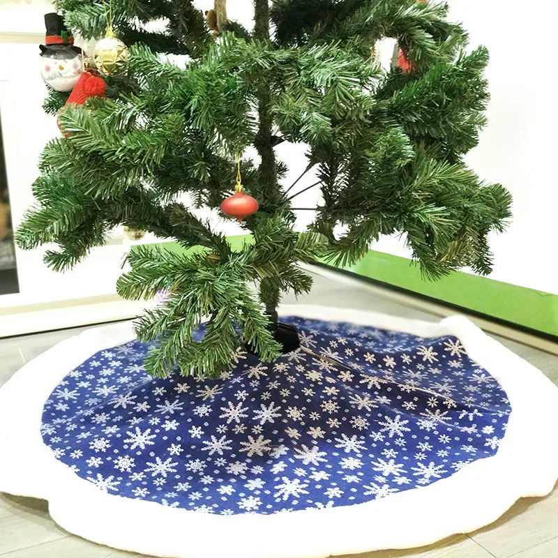 1pc Blue Snowflake Christmas Tree Skirts Tree Foot Carpet Mat Christmas Decoration for Home Natal Tree New Year Christmas Rug
1pc Blue Snowflake Christmas Tree Skirts Tree Foot Carpet Mat Christmas Decoration for Home Natal Tree New Year Christmas Rug