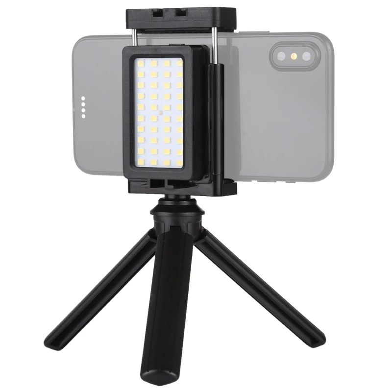 Mini Vlog LED Video Light Tripod Kit CRI95 Dimmable Colorful RGB/white Fill Light Photographic Lighting Tripod Holder Universal
Mini Vlog LED Video Light Tripod Kit CRI95 Dimmable Colorful RGB/white Fill Light Photographic Lighting Tripod Holder Universal