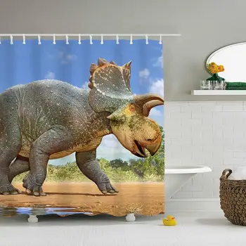 Amazing Dinosaurs Shower Curtain, Extra Long Bath Decorations Bathroom Decor Sets with Hooks Marriage Gifts for Men and Women in
Amazing Dinosaurs Shower Curtain, Extra Long Bath Decorations Bathroom Decor Sets with Hooks Marriage Gifts for Men and Women in
