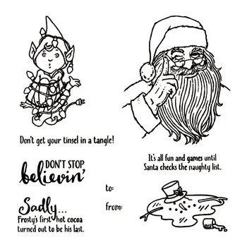 New 2020 Metal Cutting Dies and Scrapbooking For Paper Making Christmas Elf Santa Claus Embossing Frame Card Clear Stamps Set
New 2020 Metal Cutting Dies and Scrapbooking For Paper Making Christmas Elf Santa Claus Embossing Frame Card Clear Stamps Set