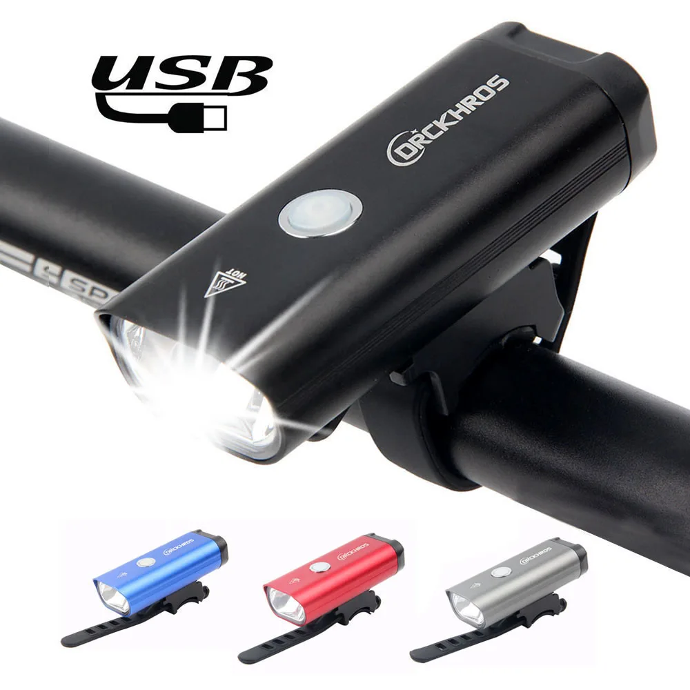 Передняя фара для велосипеда светильник USB Перезаряжаемые светодиодные фары s