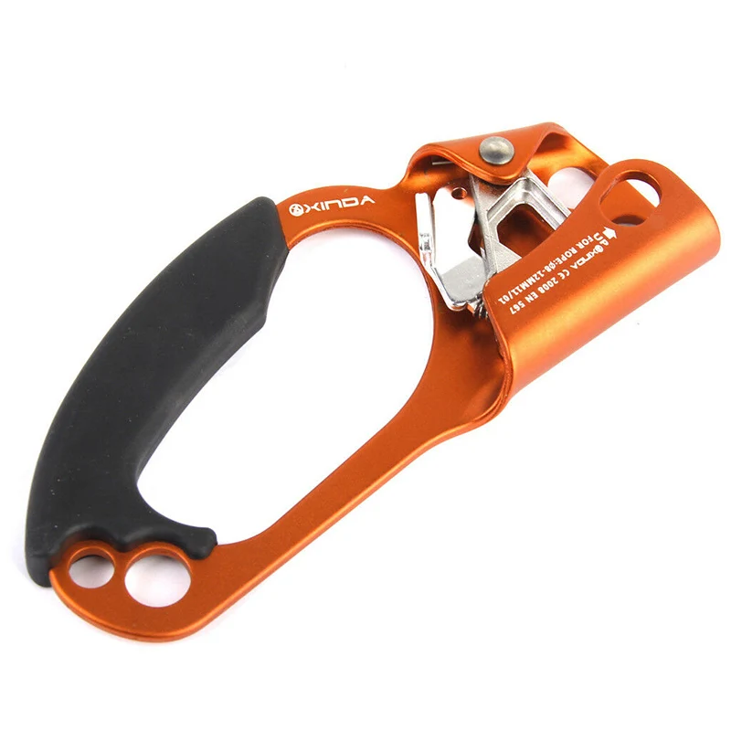D Shape Aluminum Carabiner Clip Snap Hook 8-12mm Rope Mountain Climbing New