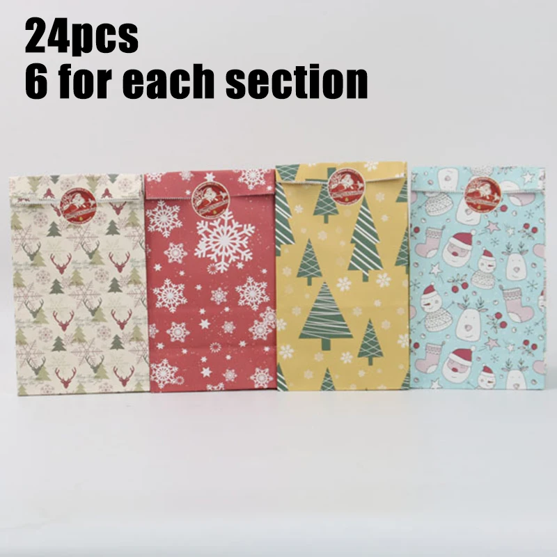 24*Kraft Paper Bags+1*Sticker Square Base Oil-Proof Packing Bags For Christmas Food Cookie Birthday Party Favor Stand Bags
24*Kraft Paper Bags+1*Sticker Square Base Oil-Proof Packing Bags For Christmas Food Cookie Birthday Party Favor Stand Bags