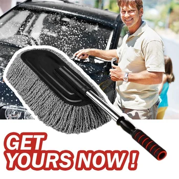 Microfiber Car Duster Exterior Interior Cleaner Cleaning Kit Size 15.7 Inch with Long Retractable Handle to Trap Dust and Pollen
Microfiber Car Duster Exterior Interior Cleaner Cleaning Kit Size 15.7 Inch with Long Retractable Handle to Trap Dust and Pollen