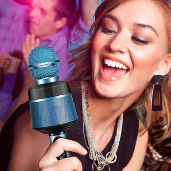 Wireless Smartphone Karaoke Player Handheld Microphone Built-in Speaker Rechargeable Battery for Ktv Singing Home Party
Wireless Smartphone Karaoke Player Handheld Microphone Built-in Speaker Rechargeable Battery for Ktv Singing Home Party
