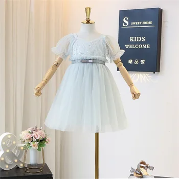 5315 PuffSleeve Sequins Embroidery Princess Baby Girl Dress 2020 Summer Party Wedding Kid Dress For Girl Wholesale Child Clothes 
5315 PuffSleeve Sequins Embroidery Princess Baby Girl Dress 2020 Summer Party Wedding Kid Dress For Girl Wholesale Child Clothes