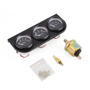 3 in 1 Gauge Sensor Black Car Auto Vehicles Oil Pressure Water Temp Voltmeter Voltmeter Voltmeter
3 in 1 Gauge Sensor Black Car Auto Vehicles Oil Pressure Water Temp Voltmeter Voltmeter Voltmeter