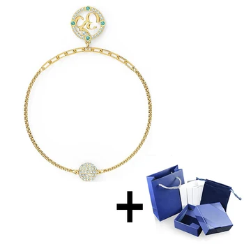 High Quality Original SWA Bracelet 5528717-REMIX COLLECTION OM STRAND Invisible Magnetic Buckle Ladies Bracelet Jewelry Gift
High Quality Original SWA Bracelet 5528717-REMIX COLLECTION OM STRAND Invisible Magnetic Buckle Ladies Bracelet Jewelry Gift