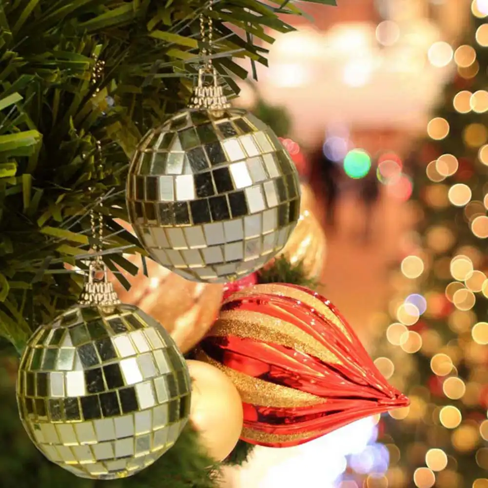 disco mirror ball christmas tree decoration xmas party favor