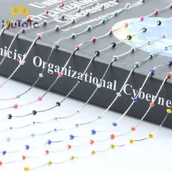 1 Meter Handmade Gold Wire Wrapped Rosary Chain Stone Beads Chains For Necklace Bracelet Anklet Making DIY Jewelry Findings
1 Meter Handmade Gold Wire Wrapped Rosary Chain Stone Beads Chains For Necklace Bracelet Anklet Making DIY Jewelry Findings