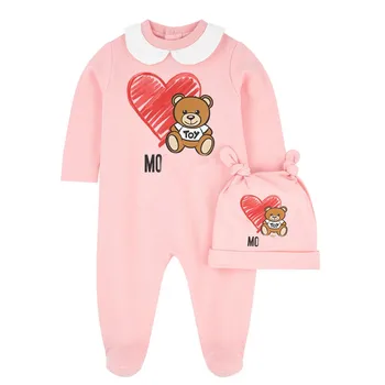 High quality Newborn Baby Clothes Baby Girl Clothes Infant Boys Jumpsuit +Hat 2 piece Clothing Set Baby Cartoon Bear Rompers
High quality Newborn Baby Clothes Baby Girl Clothes Infant Boys Jumpsuit +Hat 2 piece Clothing Set Baby Cartoon Bear Rompers