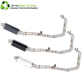 Motorcycle Exhaust Muffler Full System Slip On For Yamaha MT03 MT-03 YZF R3 R25 YZF-R3 YZF-R25 2014-2018 Add power 12%
Motorcycle Exhaust Muffler Full System Slip On For Yamaha MT03 MT-03 YZF R3 R25 YZF-R3 YZF-R25 2014-2018 Add power 12%