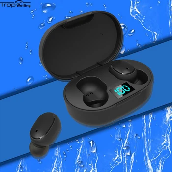 Trop Weiling Led Display Bluetooth Earphones Bluetooth 5.0 Tws True Wireless Headphones with Mic Charging Box for Xiaomi/Redmi
Trop Weiling Led Display Bluetooth Earphones Bluetooth 5.0 Tws True Wireless Headphones with Mic Charging Box for Xiaomi/Redmi