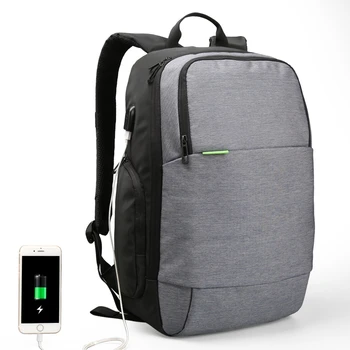 Kingsons Brand External USB Charge Laptop Backpack Anti-theft Notebook Computer Bag 15.6 inch for Business Men Women(gray)
Kingsons Brand External USB Charge Laptop Backpack Anti-theft Notebook Computer Bag 15.6 inch for Business Men Women(gray)