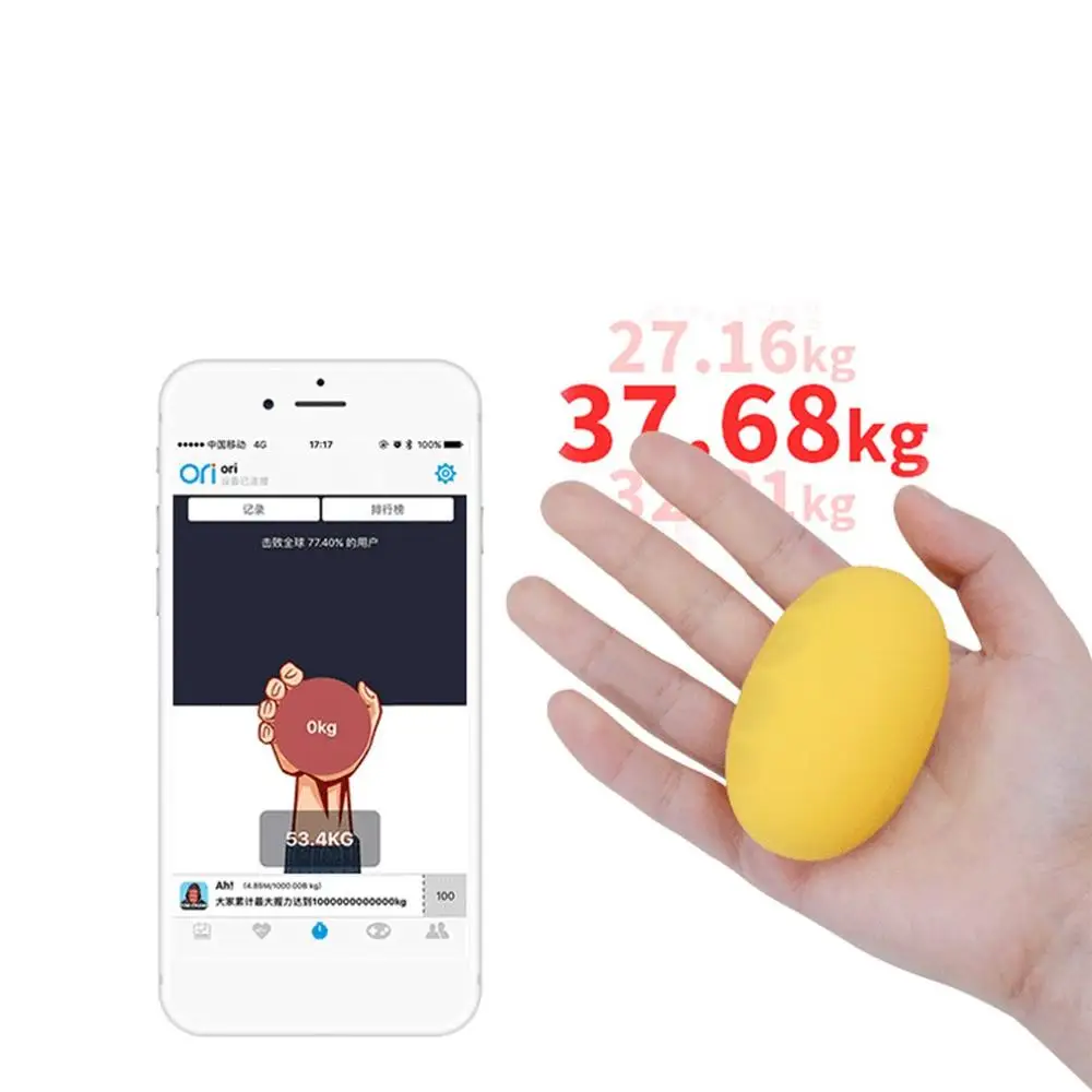 1pc Silicone Egg Fitness Hand Expander Gripper Strengthener Forearm Wrist Finger Exerciser Trainer Stress Relief Power Ball new
1pc Silicone Egg Fitness Hand Expander Gripper Strengthener Forearm Wrist Finger Exerciser Trainer Stress Relief Power Ball new