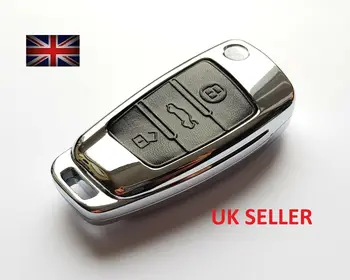 FOR AUDI A1 A3 A4 A6 TT Q3 Q5 Q7 REMOTE KEY FOB COVER CASE METAL LEATHER 
FOR AUDI A1 A3 A4 A6 TT Q3 Q5 Q7 REMOTE KEY FOB COVER CASE METAL LEATHER