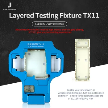 JC TX11 Motherboard Layered Testing Fixture No Need To Remove The Middle Frame For IP 11/11Pro/Pro Max Motherboard Repair
JC TX11 Motherboard Layered Testing Fixture No Need To Remove The Middle Frame For IP 11/11Pro/Pro Max Motherboard Repair