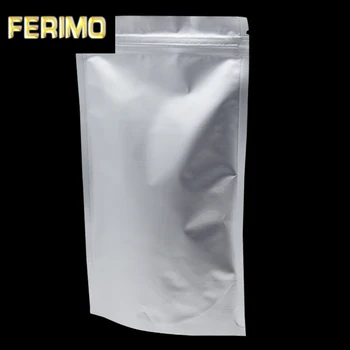 100Pcs 14 Sizes Silver Pure Aluminum Foil Stand Up Zip Lock Package Bag Mylar Powder Candy Retails Doypack Storage Packing Pouch 
100Pcs 14 Sizes Silver Pure Aluminum Foil Stand Up Zip Lock Package Bag Mylar Powder Candy Retails Doypack Storage Packing Pouch