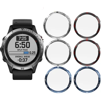 LYQ Anti Scratch Protection Ring For Garmin Fenix 6/Fenix 6 Pro/Fenix 6 sapphire Watch Dial Bezel Ring Styling Case metal Cover