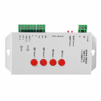 K-1000C(T-1000S Updated) WS2812B APA102C SK6812 WS2811 WS2801 Led Strip 2048 Pixels Controller DC5-24V Addressable Programmable
K-1000C(T-1000S Updated) WS2812B APA102C SK6812 WS2811 WS2801 Led Strip 2048 Pixels Controller DC5-24V Addressable Programmable