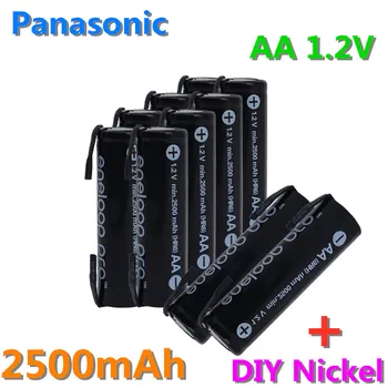Panasonic 1.2V 2500mah 2A Ni-Mh AA rechargeable battery with welding tabs for Philips electric shaver razor toothbrush battery
Panasonic 1.2V 2500mah 2A Ni-Mh AA rechargeable battery with welding tabs for Philips electric shaver razor toothbrush battery