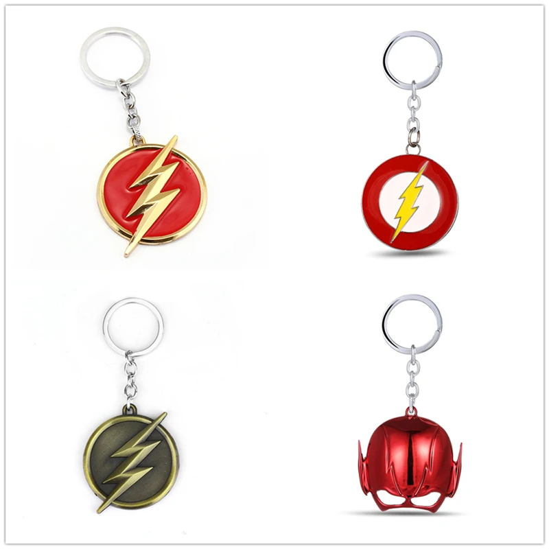 Anime Justic League The Flash Logo Keychain The Flash Mask Keyrings Lightning Key Chains Holder for Car Accessories Figure Toys
Anime Justic League The Flash Logo Keychain The Flash Mask Keyrings Lightning Key Chains Holder for Car Accessories Figure Toys