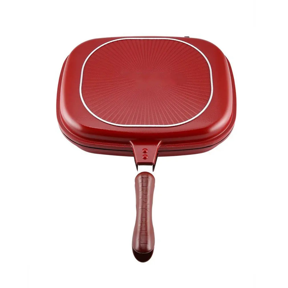 Double-Sided Frying Pan Non-Stick Barbecue Cooking Tool Stable Durable And Reliable Cookware Suitable For Home Outdoor
Double-Sided Frying Pan Non-Stick Barbecue Cooking Tool Stable Durable And Reliable Cookware Suitable For Home Outdoor