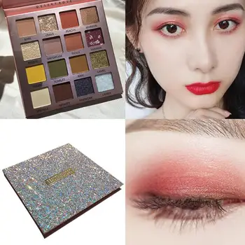 Charm Double Matte Pearlescent 16 Color Eyeshadow Palette Matte Shimmer Waterproof Lasting Eye Make Up
Charm Double Matte Pearlescent 16 Color Eyeshadow Palette Matte Shimmer Waterproof Lasting Eye Make Up