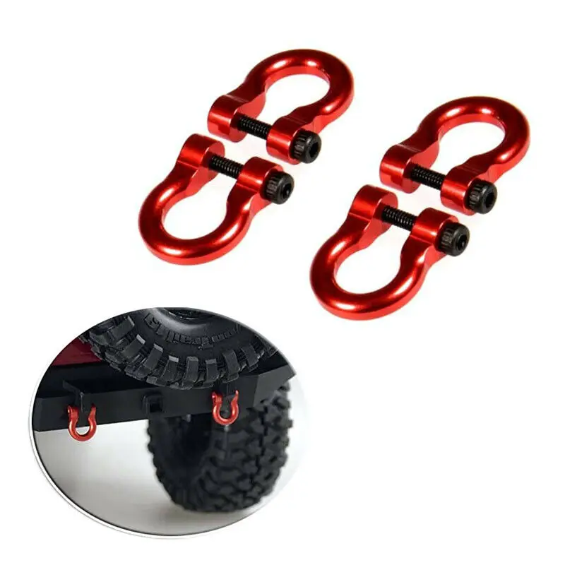 RC Car 1:10 Metal D-Ring Tow Shackle Electroplated Articles for 1/10 Traxxas TRX-4 RC Crawler Car
RC Car 1:10 Metal D-Ring Tow Shackle Electroplated Articles for 1/10 Traxxas TRX-4 RC Crawler Car