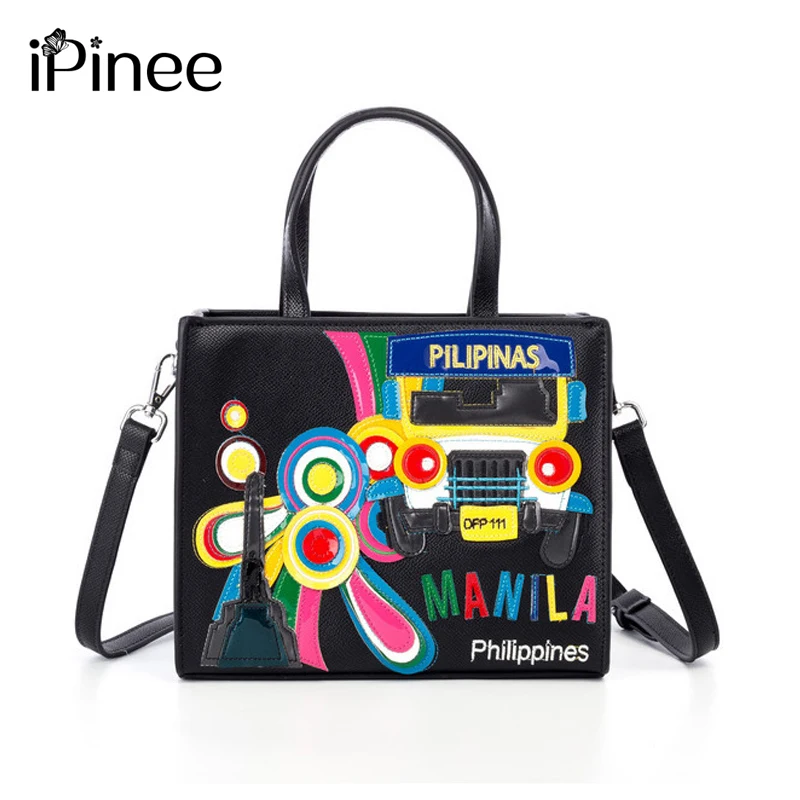 IPinee 2020 новая сумка с вышивкой в Корейском стиле из мультфильма Женская сумочка
