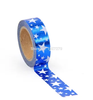 New 1PC blue Stars Washi Paper Masking Tapes Diary Deco DIY Tape Scrapbooking Sticker Decorative Stickers Party Favors
New 1PC blue Stars Washi Paper Masking Tapes Diary Deco DIY Tape Scrapbooking Sticker Decorative Stickers Party Favors