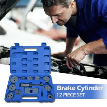 12pcs Car Disc Brake Piston Wind Back Tool Kit Practical Operation Simple Conveninently Pad Caliper Service Tools Case
12pcs Car Disc Brake Piston Wind Back Tool Kit Practical Operation Simple Conveninently Pad Caliper Service Tools Case
