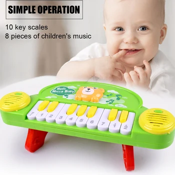 Cartoon Animal Piano Electronic Keyboard Music Instrument Baby Kid Developmental Early Education Toy Random Color
Cartoon Animal Piano Electronic Keyboard Music Instrument Baby Kid Developmental Early Education Toy Random Color