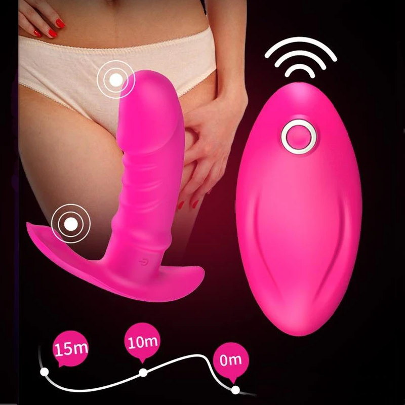 

15m Wireless Remote Vibrating Panty Massager Wearable Clitoris Stimulator Vagina G-Spot Dildo Vibrators Adult Toys Sex for Women