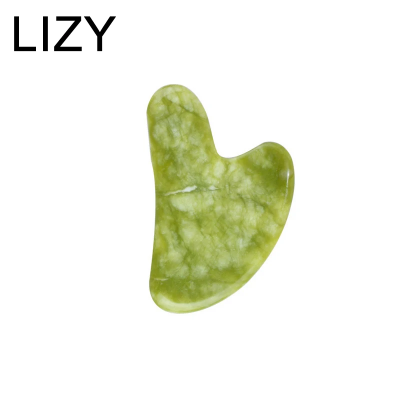 

LIZY Xiuyan Jade Skin Guasha Massage Board Natural Stone Gua Sha Scraper Beauty Tools Health Care Scraping Board