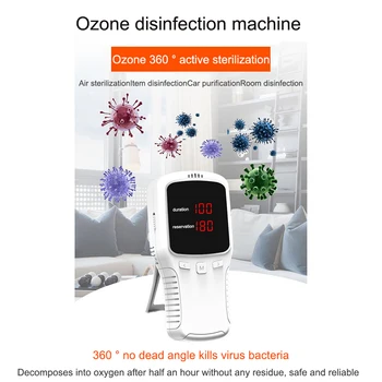 New Ozone Disinfect Sterilizer Air Purifier 100mg/hour 5V1A Remove Formaldehyde Ozone Disinfection Machine Portable 2200mAh
New Ozone Disinfect Sterilizer Air Purifier 100mg/hour 5V1A Remove Formaldehyde Ozone Disinfection Machine Portable 2200mAh