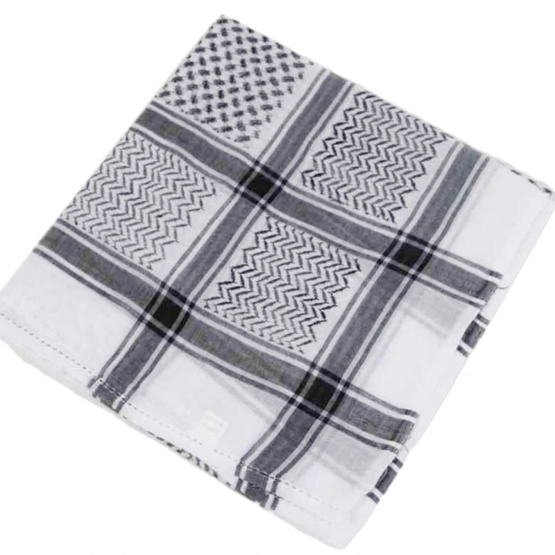 066F Muslim Men Plaid Headscarf Arab Shemagh Dubai Turban Cap Neck Wrap Headcover
066F Muslim Men Plaid Headscarf Arab Shemagh Dubai Turban Cap Neck Wrap Headcover
