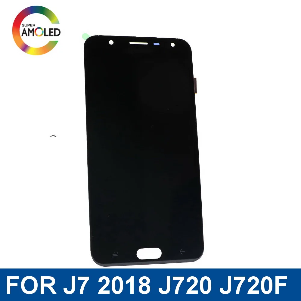 Super AMOLED 5.5'' LCD For SAMSUNG Galaxy J7 2018 J720 J720F LCD Display Touch Screen Digitizer Assembly Adjustable Brightness
Super AMOLED 5.5'' LCD For SAMSUNG Galaxy J7 2018 J720 J720F LCD Display Touch Screen Digitizer Assembly Adjustable Brightness