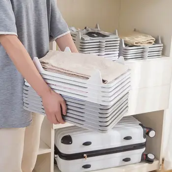 5Pcs/Set Folding Cloth Storage Holders Simple Clothing Wardrobe Finishing Racks Home Shirt Underwear Organizer Board Artifact
5Pcs/Set Folding Cloth Storage Holders Simple Clothing Wardrobe Finishing Racks Home Shirt Underwear Organizer Board Artifact