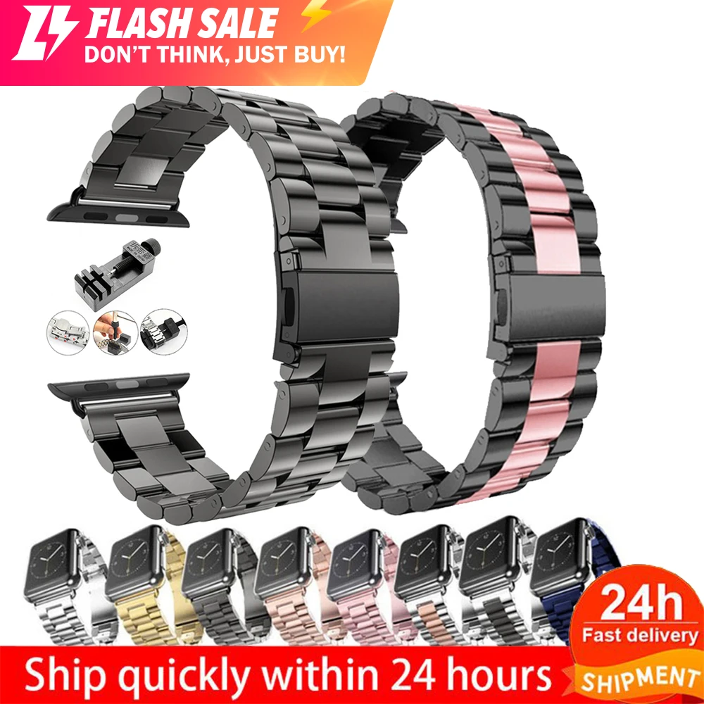 Stainless Steel Band For Apple Watch 38mm 42mm 5 4 3 2 1 Band Bracelet milanese loop for iWatch series 5 4 3/2/1 40mm 44mm stra 
Stainless Steel Band For Apple Watch 38mm 42mm 5 4 3 2 1 Band Bracelet milanese loop for iWatch series 5 4 3/2/1 40mm 44mm stra