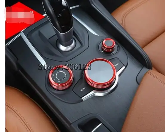 For Alfa Romeo Giulia Stelvio 2017 Aluminum Alloy Interior Center Control Multimedia Knob Ring Trim Set of 3pcs
For Alfa Romeo Giulia Stelvio 2017 Aluminum Alloy Interior Center Control Multimedia Knob Ring Trim Set of 3pcs