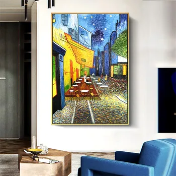 The famous Van Gogh cafe terrace, evening oil painting hand-painted canvas posters and prints living room murals
The famous Van Gogh cafe terrace, evening oil painting hand-painted canvas posters and prints living room murals
