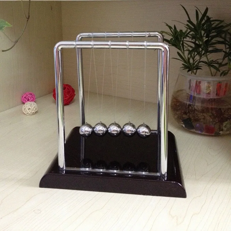 Educational Early Fun Development Desk Toy Gift Newtons Cradle Balance Steel Ball Physics Science Pendulum
Educational Early Fun Development Desk Toy Gift Newtons Cradle Balance Steel Ball Physics Science Pendulum