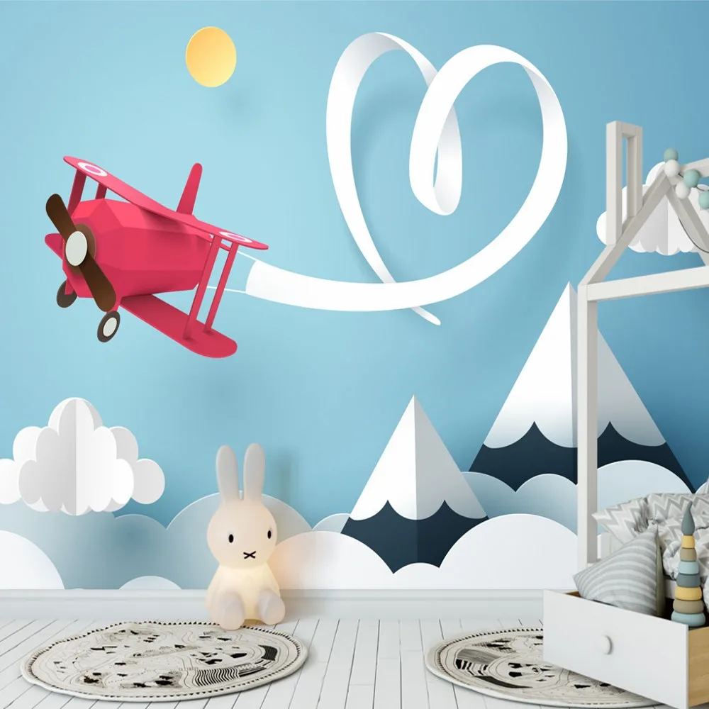 Dropship Custom Mural 3D Plane Cute Love Clouds White Clouds Background Wall Painting Blue Sky Children Room Wallpaper
Dropship Custom Mural 3D Plane Cute Love Clouds White Clouds Background Wall Painting Blue Sky Children Room Wallpaper