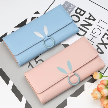 Lady wallets more than three folding screens long wallet contracted large capacity change purse
Lady wallets more than three folding screens long wallet contracted large capacity change purse